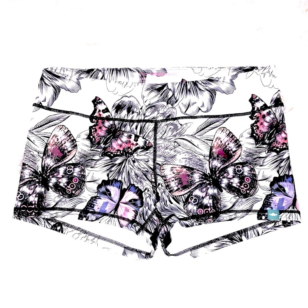 WODBOTTOM Butterfly 🦋 Floral 🌸 Shorts XXL